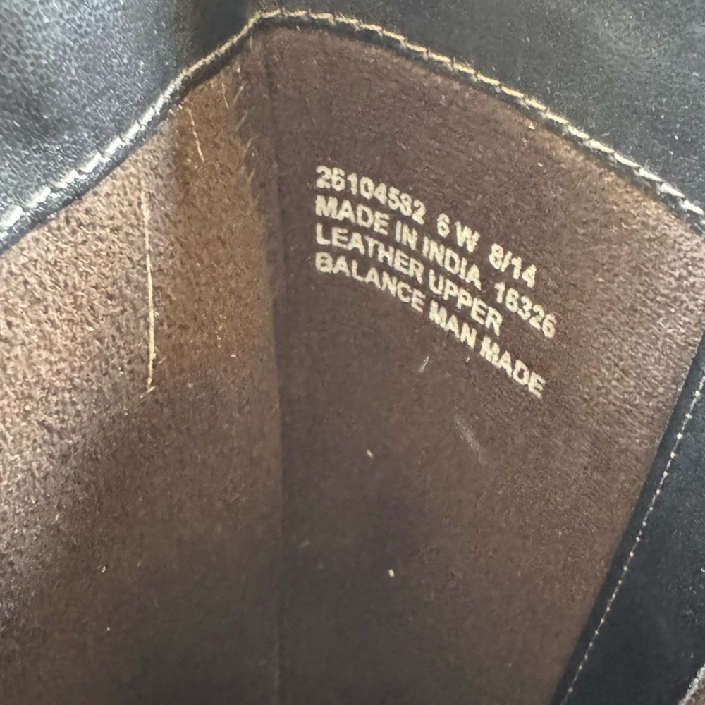 Clarks Tall Brown Leather Riding Boot Womens Size 6 - Picture 4 of 6